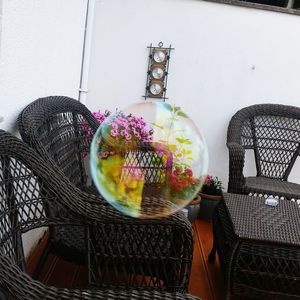 Close-up of flowers in basket on table