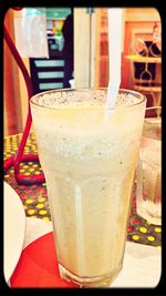 Close-up of drink on table