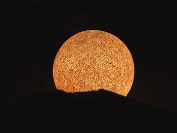 Close-up of black background over black background