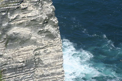 Cliffs of moher in sea