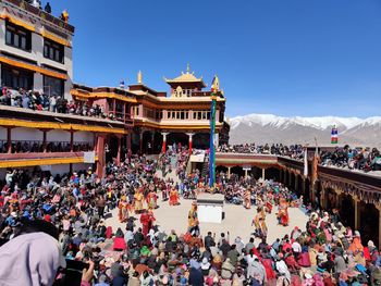 Matho nagrang a religious festival at ladakh