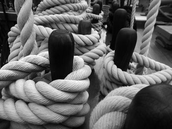 Full frame shot of ropes