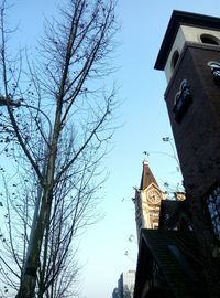 Low angle view of building against sky