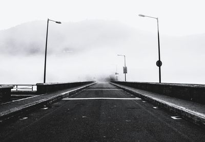 Road passing through landscape