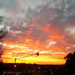 Scenic view of sky at sunset