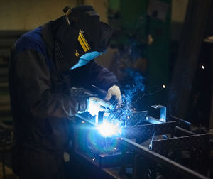Man working in factory