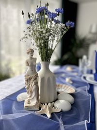 Close-up of vase on table