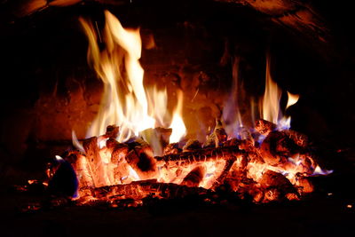 Bonfire at night
