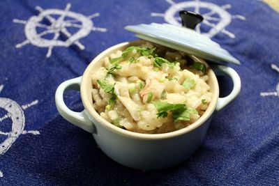 Close-up of served food