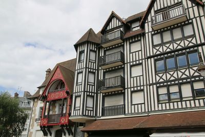 Low angle view of building against the sky