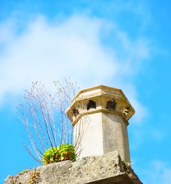 Low angle view of historical building against sky