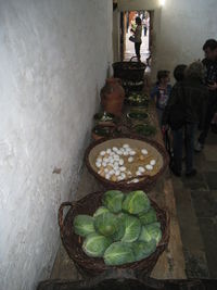 Group of people in front of wall