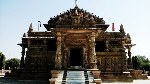 Low angle view of a temple