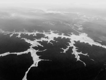 Aerial view of landscape