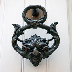 Close-up of door knocker