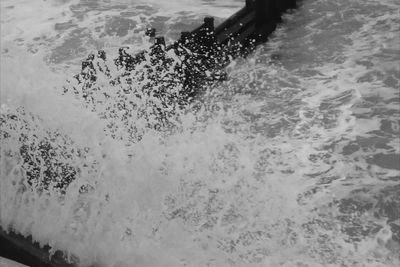 Man surfing in sea