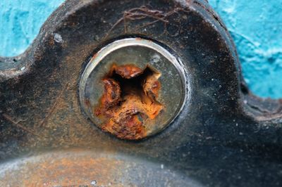 Close-up of rusty metal