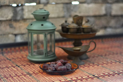 Close-up of drink on table