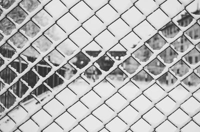 Close-up of chainlink fence