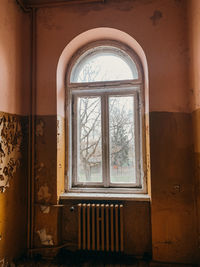 Interior of abandoned building