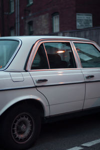 View of car parked on street