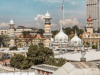 View of buildings in city