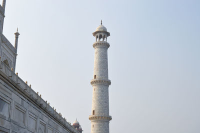 Low angle view of historic building against sky