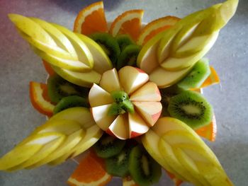 Close-up high angle view of fruits