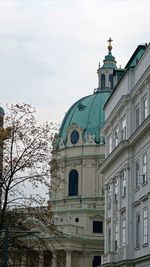 Low angle view of building against sky