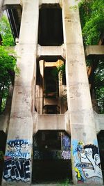 Built structure with trees in background