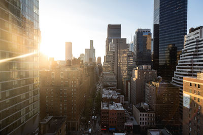 Aerial view of city