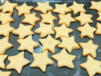 Full frame shot of cookies