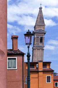 Low angle view of building against sky