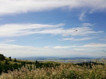 Countryside landscape against the sky