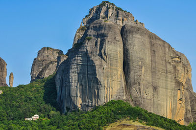 View of rock formations