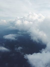 Low angle view of clouds in sky