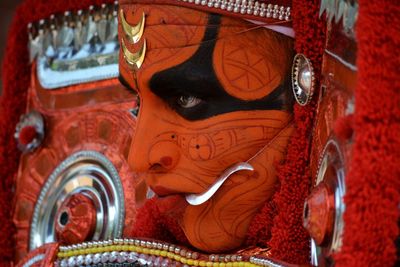 Close-up of buddha statue