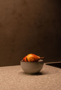 Close-up of food on table