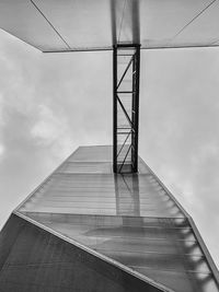 Low angle view of bridge against sky