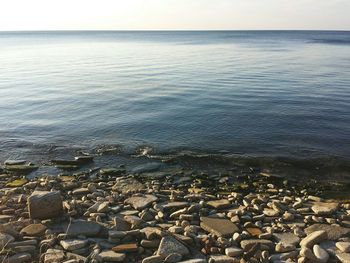 View of calm sea against the sky