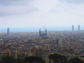 Aerial view of city