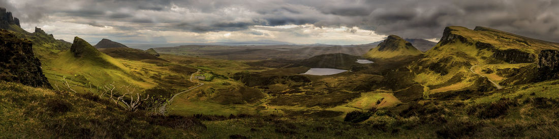 Panoramic view of landscape against sky