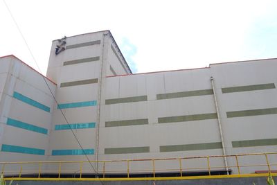 Low angle view of building against sky