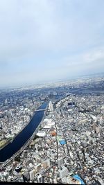 Aerial view of city