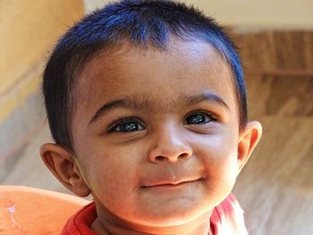 Portrait of a cute smiling boy