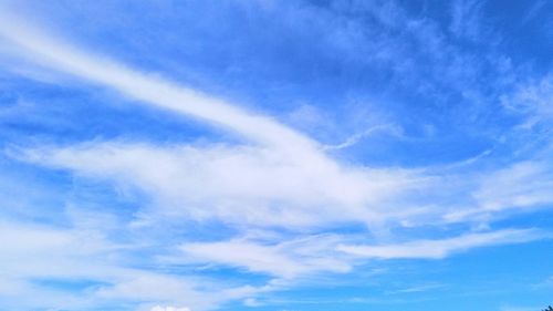 Low angle view of cloudy sky