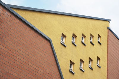 Low angle view of building against sky