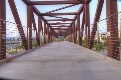 Bridge against clear sky