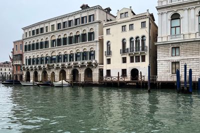 Buildings in water