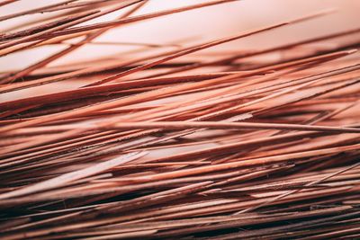 Detail shot of wicker basket